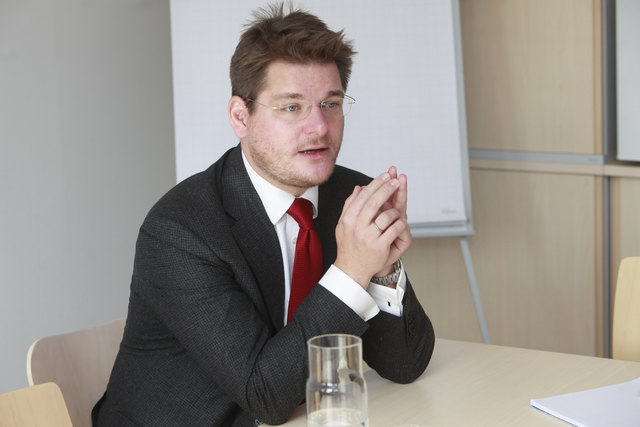 Rektor Oliver Vitouch zieht seine erste Bilanz nach fast 100 Tagen an der Spitze der Uni | Foto: G. Maurer/KK