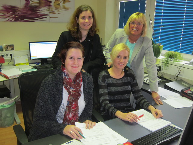 Das Team: Natalie Maurer, Barbara Krätschmer-Zussner, Claudia Zechner und Chefin Ulrike Zussner (v. li.)