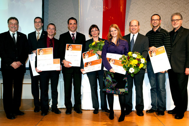 Reisinger, Salaberger, Mayrhofer, Weghuber, Strohmeier, Dorfer, Kastner, Nedbal (v.l.).