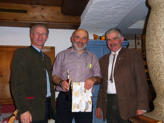 Von links: Bürgermeister Erich Traxler, Alfred Klepatsch und Heinrich Graser.