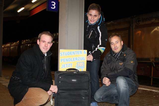 JVP-Bezirksobmann Waidhofen/Thaya Florian Kollenz, JVP-Bezirksobmann Gmünd Patrick Layr, JVP-Bezirksobmann Zwettl Lukas Brandweiner