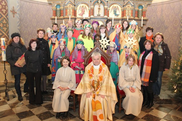Sternsinger beim Dankgottesdienst