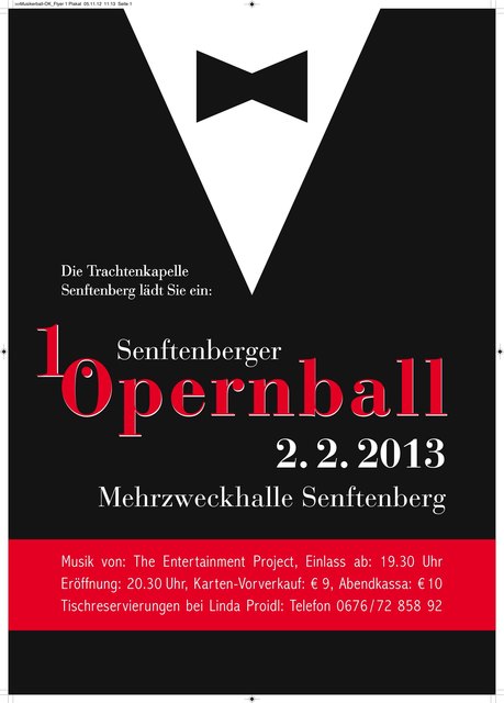 Die Trachtenkapelle Senftenberg freut sich über zahlreiche Besucherinnen und Besucher.