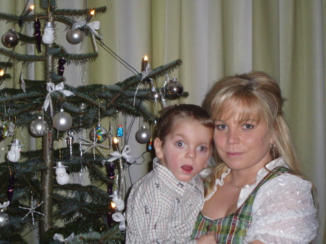 Michael Gschliffner mit seiner Mama Sabine