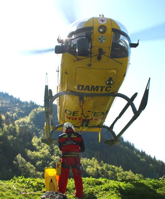 Vier ÖAMTC-Notarzthubschrauber waren 2012 im Rettungseinsatz.