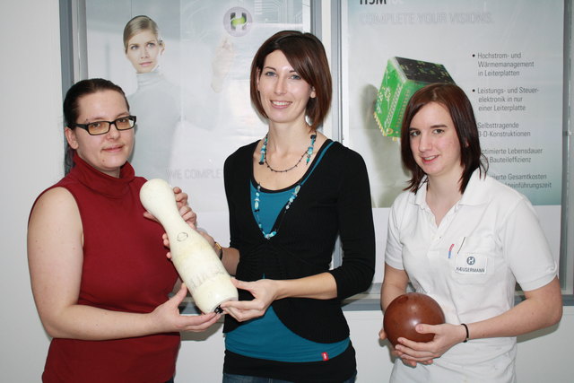 Sieger der Damen Einzelwertung: Stephanie Haas, Cornelia Trinko und Julia Loidolt
