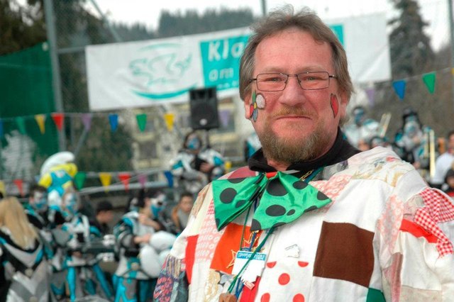 In seinem Element ist Günter Brommer gerade in der Faschingszeit in Klagenfurt