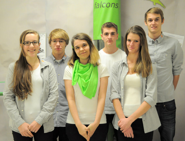 The Falcons" vom BRG Gmunden nehmen am Technologiewettbewerb "Formel 1 in der Schule" teil.