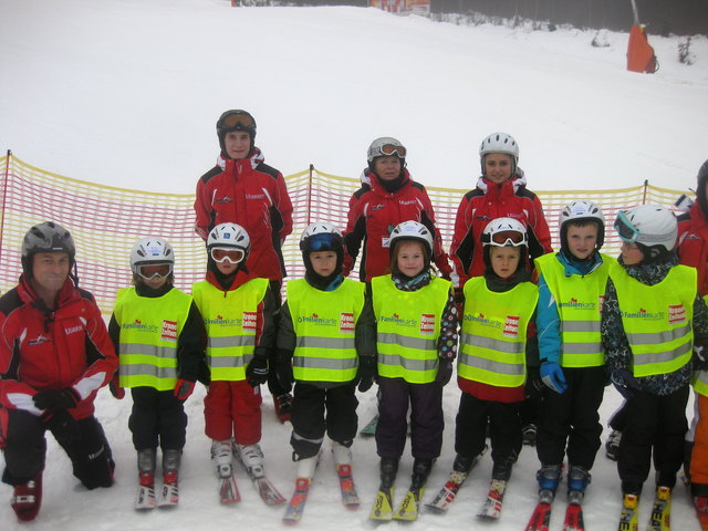 Der Ski-Nachwuchs war mit voller Begeisterung bei der Sache.