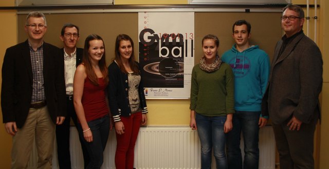 Schulleiter Josef Spreitz, Franz Nemec, Magdalena Vanek, Angelika Parb.