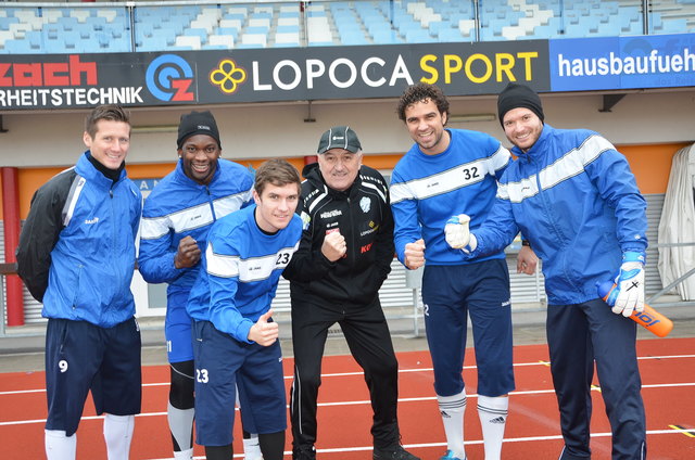 Trainer Paul Gludovatz und seine Kicker sind heiß auf Erfolge