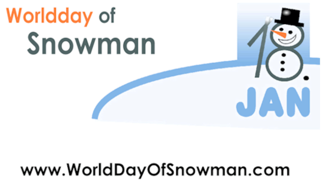 Welttag des Schneemanns - 18. Jänner
