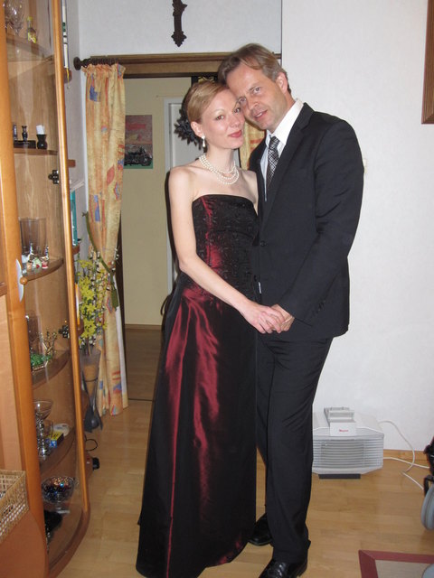 vor einer wunderbaren Ballnacht mit meinem Schatz