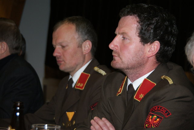 Wiedergewählt: Kdt. Clemens Hauser und sein Stellvertreter Markus Pfeifer.