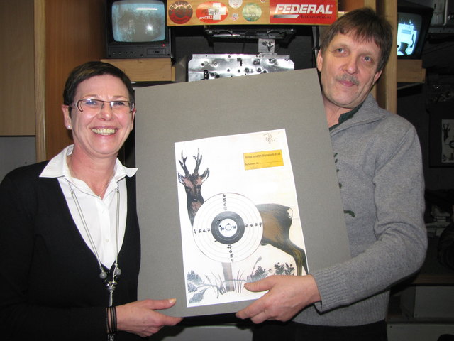 Peter Kremser war mit der Leistung von Heidi Pfister aus Abtenau zufrieden