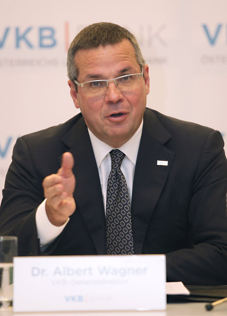 VKB-Bank-Generaldirektor Albert Wagner. | Foto: VKB-Bank