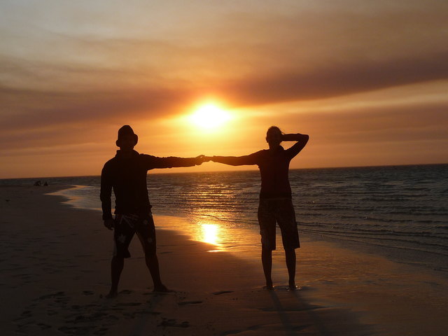 Verliebt einmal rund um die Welt. Dieses Foto wurde in Australien aufgenommen.