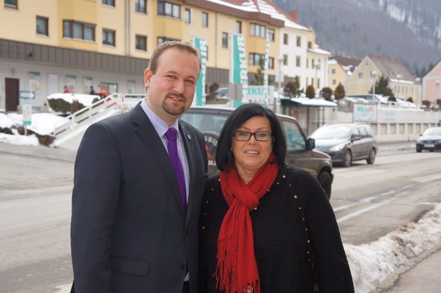 Neue politische Partner im Landtag: Maria Fischer und Markus Zelisko.