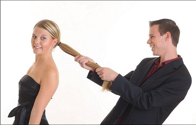 Nach 5 glücklichen Jahren, kriegt man sich schon mal in die Haare ;-)