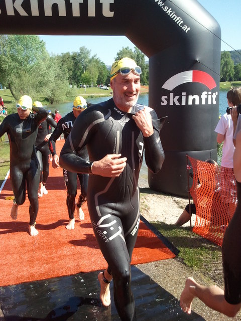 Alfred Fridrik beim Triathlon | Foto: 1. LSK Heindl