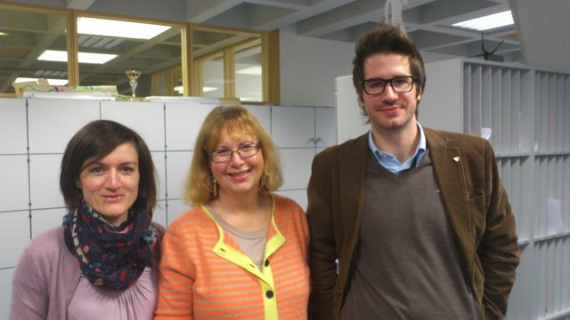 Die Politikwissenschafterin Ursula Scheiber, Prof. Margaritha Leiter, Anwalt Christopher Fink. | Foto: Foto: BRG Imst