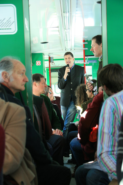 Regionalmanager Josef Fanninger will die Murtalbahn im Biosphärenpark Lungau salonfähiger machen.