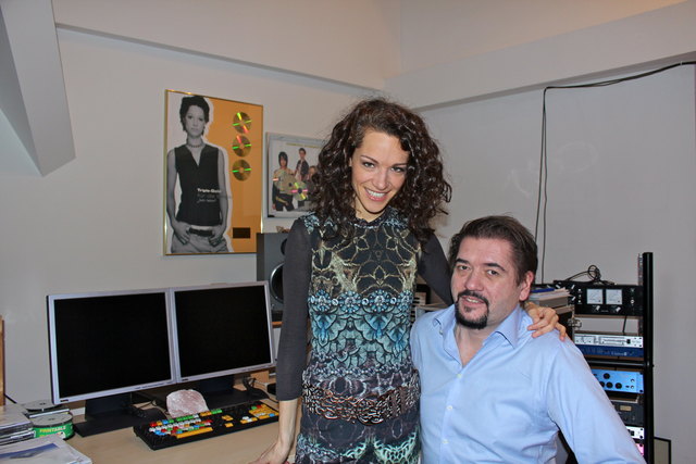 Kongeniale Partner seit 10 Jahren: Eva K. Anderson und Harald Hanisch im eigenen Studio.