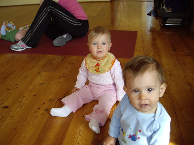 Baby haben Spass