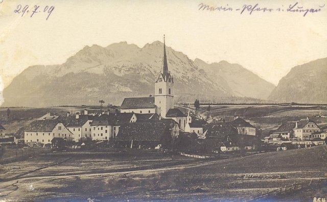 Mariapfarr-Eigener Scan Postkarte von 29.7.1909