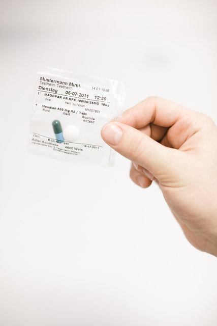 So sieht ein Blister - vom 7-Tage-Schlauch abgerissen - aus. | Foto: Richter Pharma