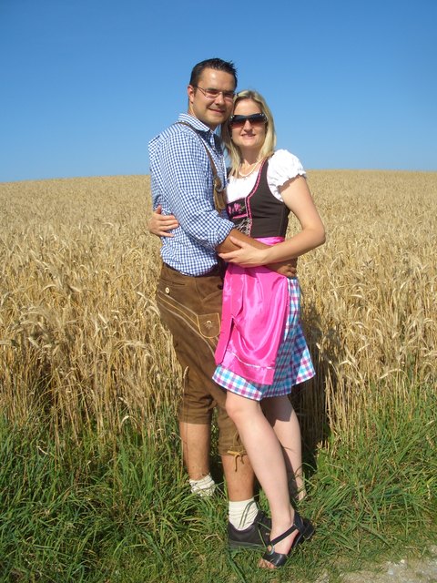 Kurz vor der Getreideernte noch schnell ein gelungenes Foto.