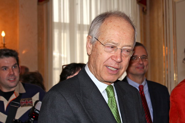 Gratulant und guter Freund: Peter Marboe