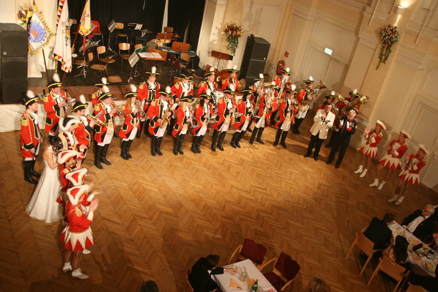 Erfreuten Aug und Ohr, der Musikzug der Faschingsgilde Timelkam, welcher aus Oberösterreich anreiste.