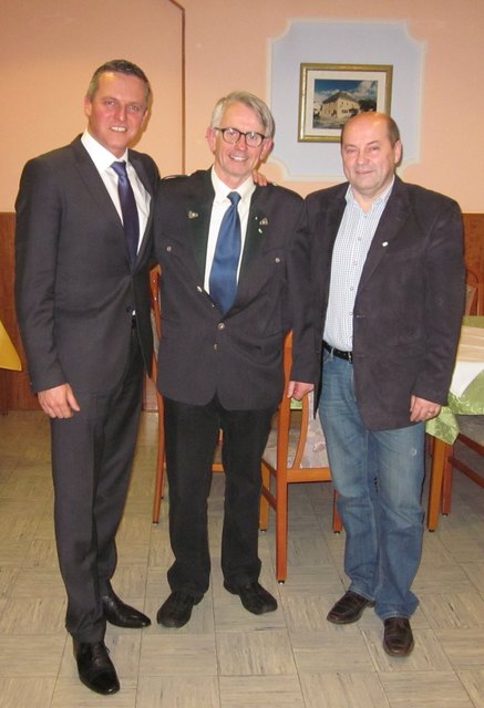 LPS NAbg. Mario Kunasek, GR StPO Fritz Aigner, BezPO GR Erich Hafner (v.l.) | Foto: KK