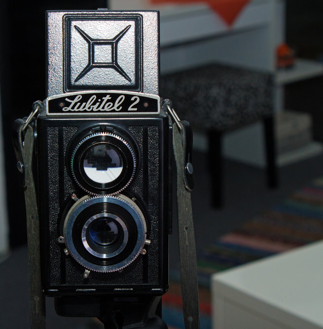 Zur Dekoration noch einen alte Kamera