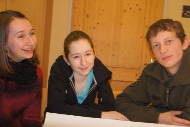 Miriam Zöchling, Miriam Deinhofer und Thomas Hochstrasser tauschten sich mit Gleichgesinnten aus. | Foto: privat