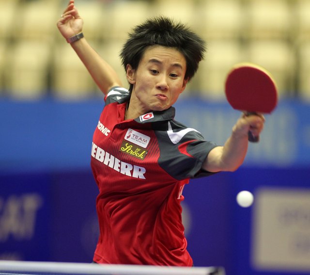Liu Jia ist die beste Tischtennisspielerin Österreichs. Bei den Meisterschaften am Wochenende peilt sie ihren nächsten Titel an. | Foto: Diener/OÖTTV