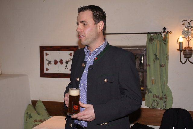 Amtierender Biersomelier-Weltmeister Markus Trinker, Stiegl, präsentierte das Fastenbier.