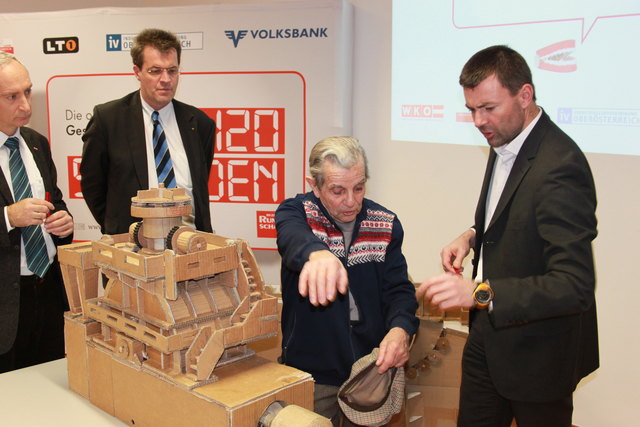 Johann Teutsch war mit 87 Jahren der bisher älteste Teilnehmer beim Casting für "120 Sekunden".