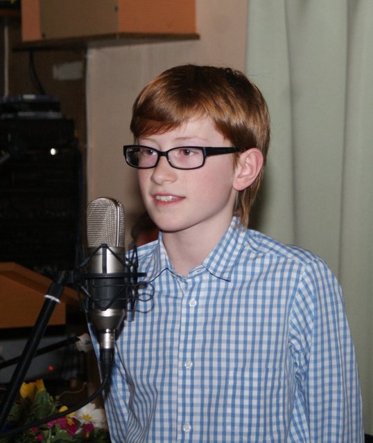 Maximilian Ganglberger sang das Lied "Ein Mutterherz".