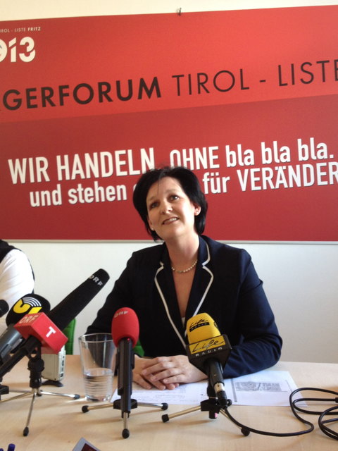 "Ihr habt durch das Nicht-Entscheiden zwei unversöhnliche Lager geschaffen!" (Foto: Krabichler) | Foto: Andrea Haselwanter-Schneider, vorwärts