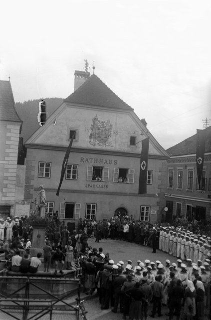 Am Greiner Stadtplatz | Foto: Stadtarchiv Grein/Hohensinner