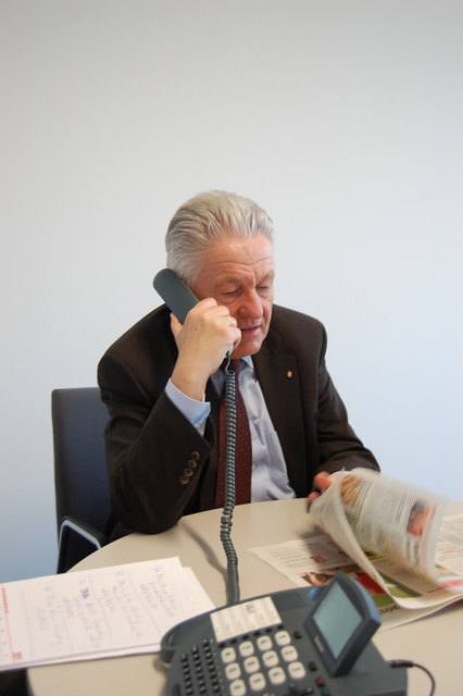 Der Landeshauptmann widmete sich den Problemen der Schärdinger.
