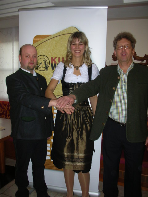 v.l.n.r.: Reinhard Guttner, Christina Steindl und Gottfried Spitzer