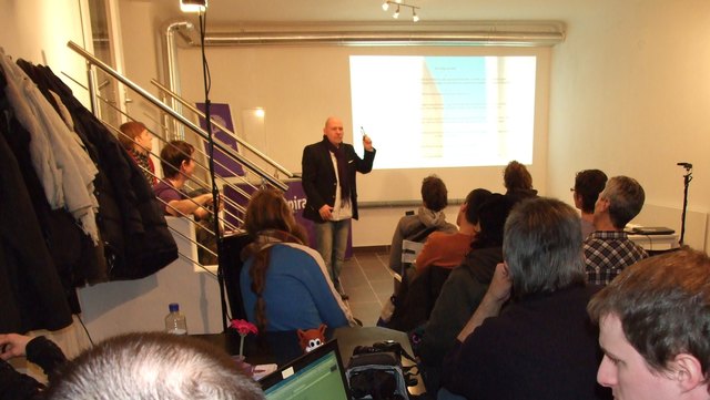 Landesvorstandsmitglied Gerhard Hager im neuen Piratenquartier. | Foto: Foto: Hager