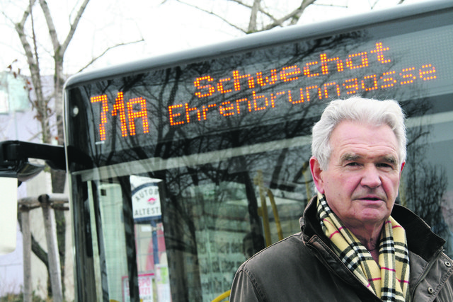 "Wir arbeiten an einer Beschleunigung des Busses 71A", so SP-Bezirksvize Peter Kriz.