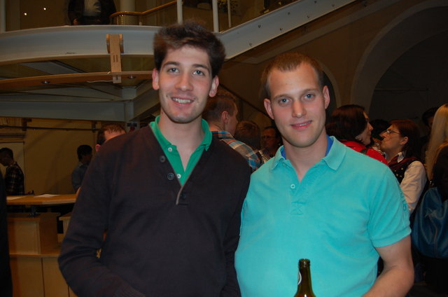Der Döbriacher Martin Kohlweis (links) mit Michael Burgstaller