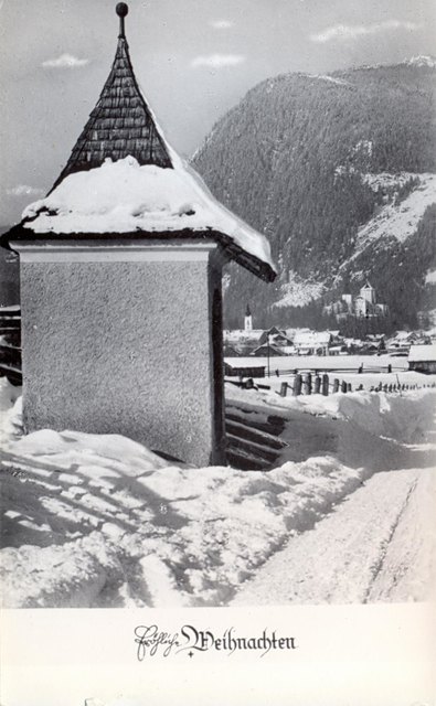 Mauterndorf Winterszene a.d.Katschberg-Bundesstraße  o.Dat.Verl.F.Martin, Wien-o.CR