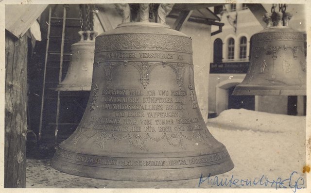 St. Bartholomäus-Kirche, Glockentransport 1923; S. Bramberger