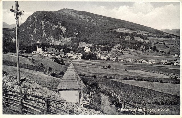 Ansicht gegen Fanningberg um ca. 1925